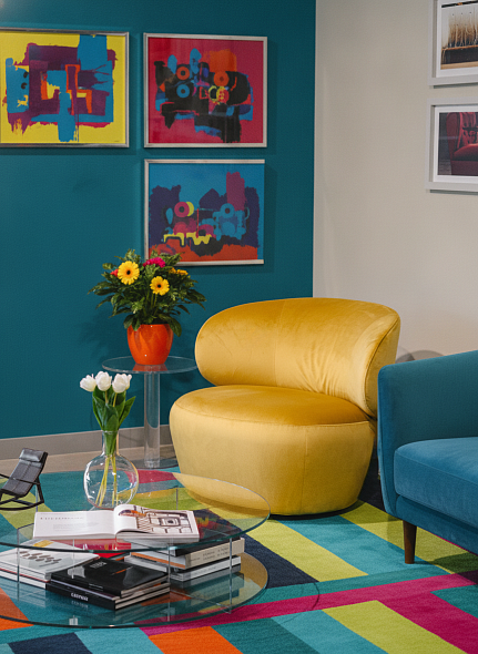 Кресло Calligaris Mara CS3456, Mustard Yellow