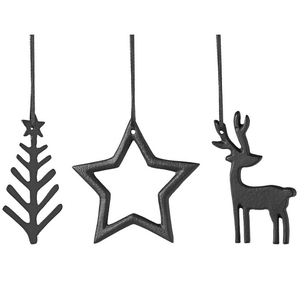 Набор фигурок Villeroy & Boch Christmas Chic, 3 шт