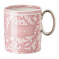 Кружка Versace Barocco Rose 300 мл, розовая