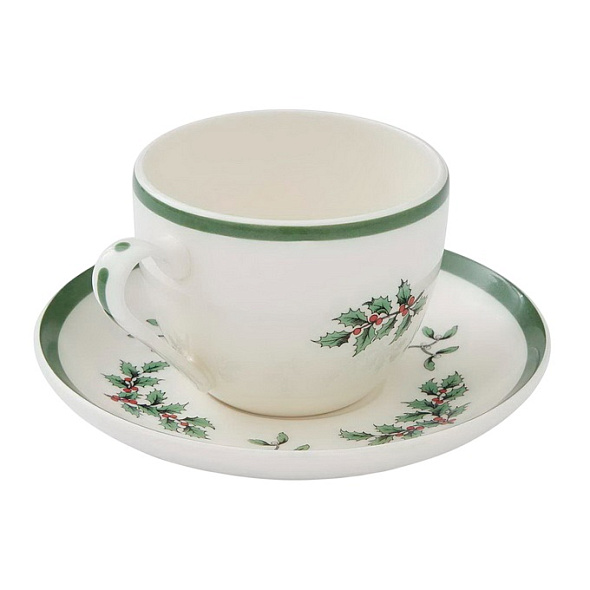 Чашка чайная с блюдцем Spode Christmas Tree 200 мл