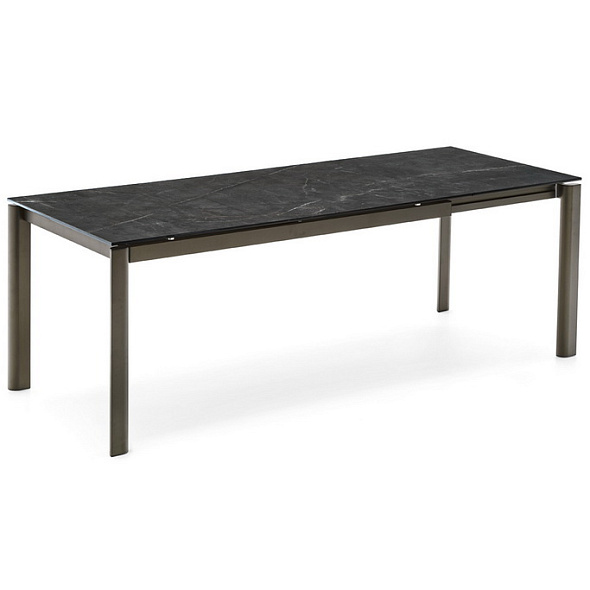 Стол Calligaris Stream 160(220)х85, Calacatta Black