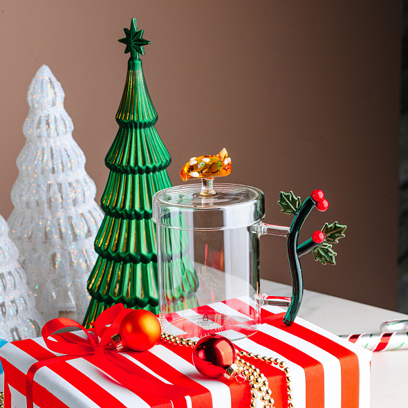 Кружка с крышкой Woodland Tales "Олененок"