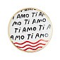 Блюдце "Ti Amo" La Tavola Scomposta 17 см