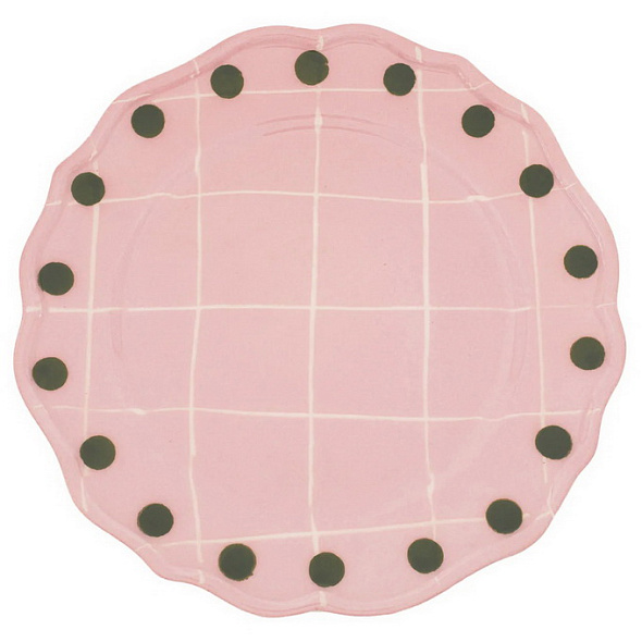 Тарелка столовая Quadri Rosa 27 см