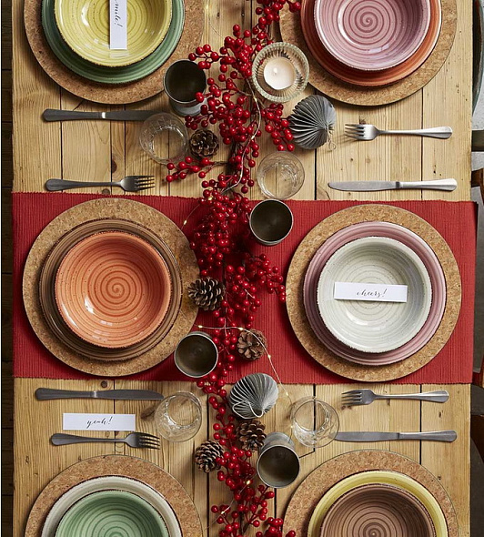 Набор посуды на 6 персон Louise Corinne, 18 предметов