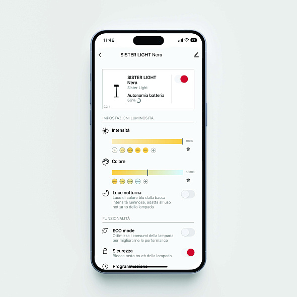 Лампа настольная Zafferano Sister Light Mini 17 см, зеленая