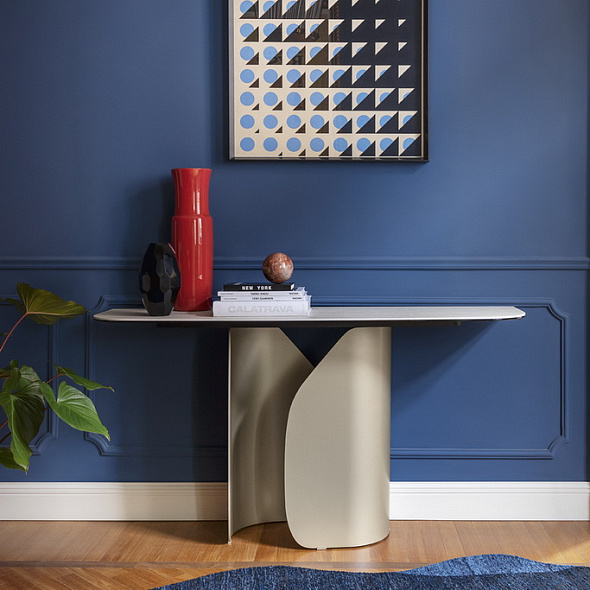 Консоль Calligaris Twins, White Travertino