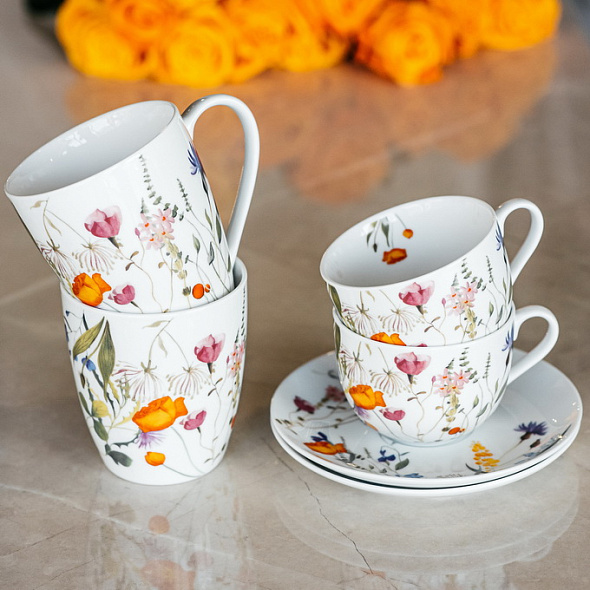 Набор кружек Atollo Flora 370 мл, 2 шт
