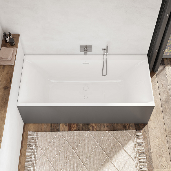 Ванна квариловая Villeroy & Boch Subway 3.0 170х75 SilentFlow, UBQ170SBW2TDV-01, белая