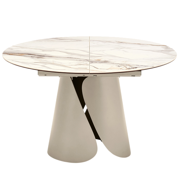 Стол Calligaris Tango 125(184)х125 CS4170, Calacatta Paonazzo