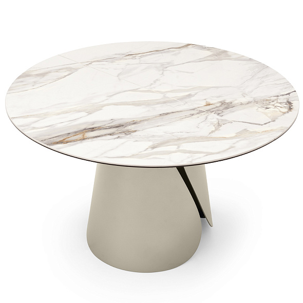 Стол Calligaris Tango 125(184)х125 CS4170, Calacatta Paonazzo