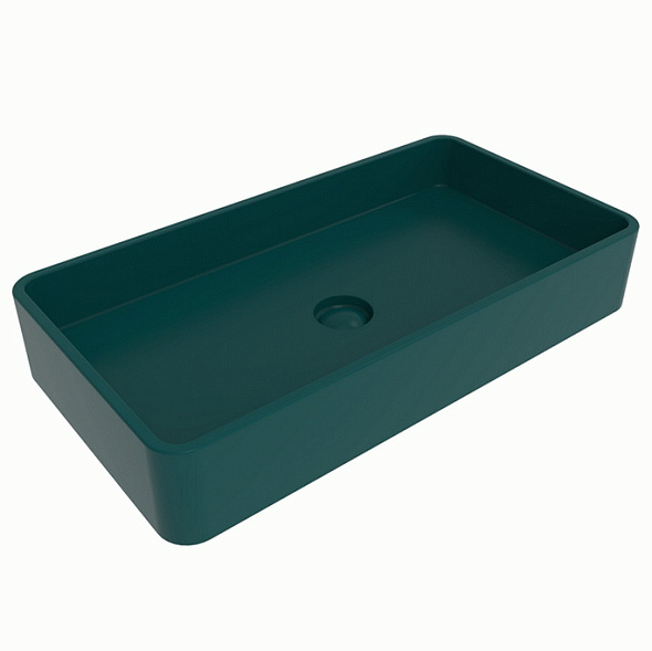Раковина накладная Flaminia Miniwash 75х40 MWL75PET, Petrolio