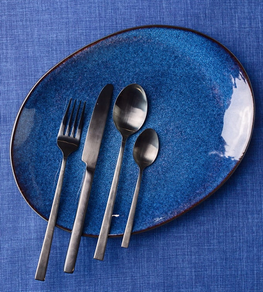 Набор столовых приборов Bitz Black, 16 предметов