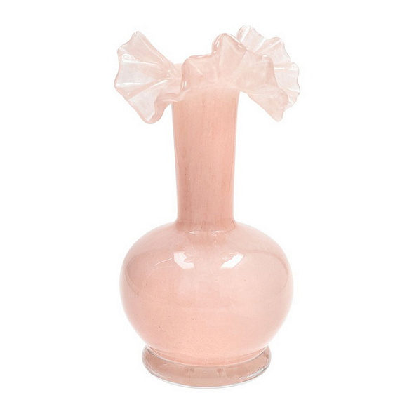 Ваза Glass Design Astrid 20 см, розовая