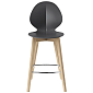 Стул полубарный Calligaris Basil, Grey