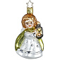 Елочная игрушка "Ангел с фонарем" 9,5 см