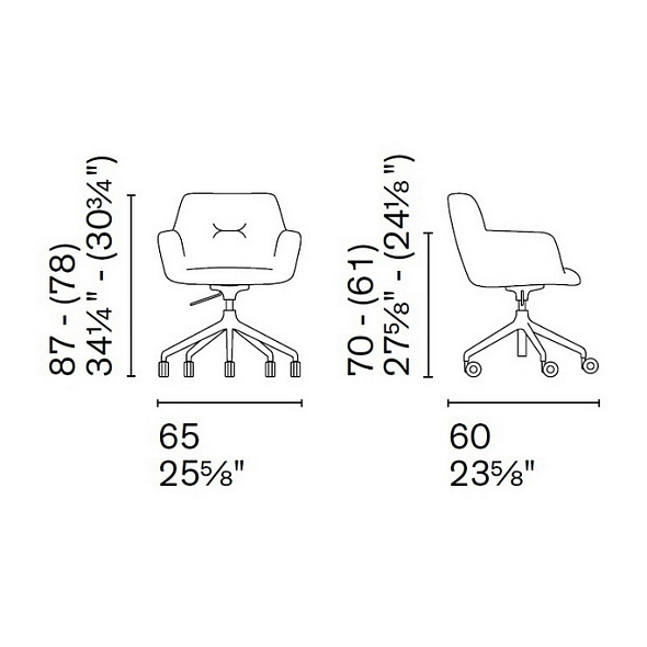 Кресло офисное Calligaris Cocoon, Cream