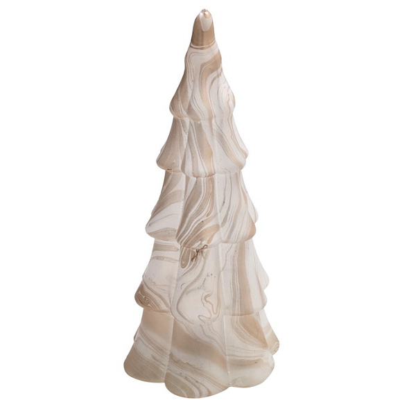 Фигурка с подсветкой "Елка" 22 см, цвет золото