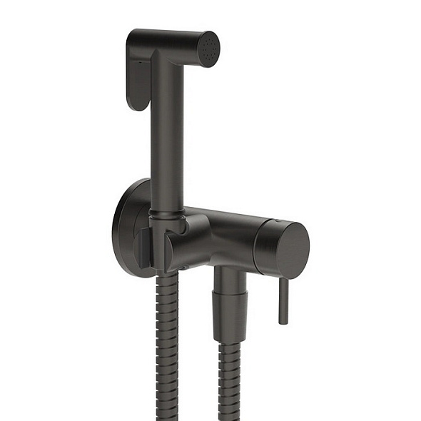 Смеситель для гигиенического душа Gessi 316 45130.707, брашированный черный PVD
