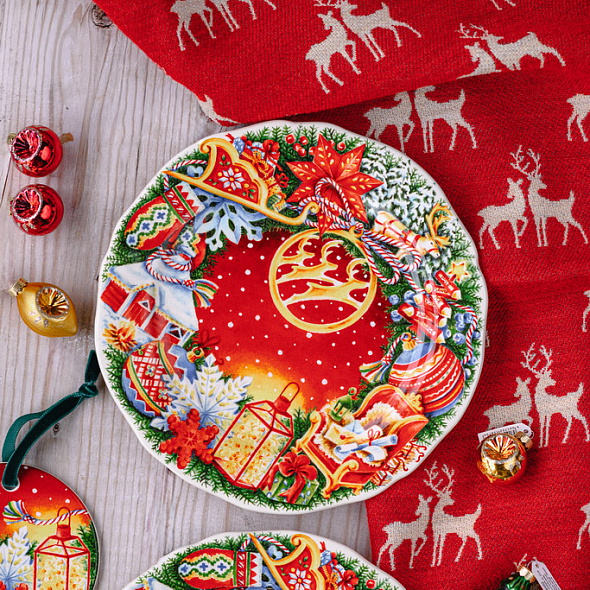 Тарелка салатная Féerie Christmas 22,4 см