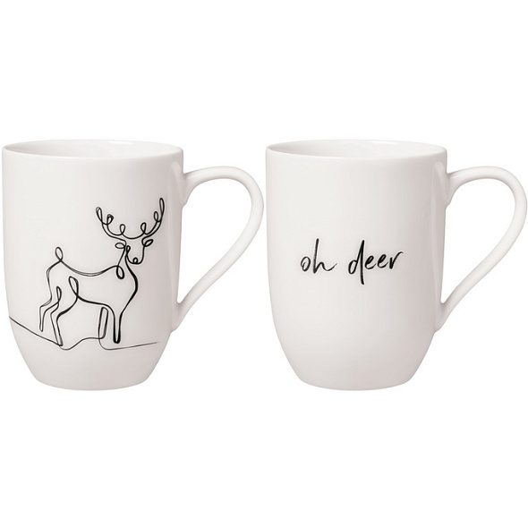 Набор кружек "Олени" Statement 340 мл, 2 шт