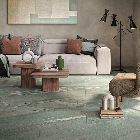 Керамогранит Imola The room 60х120 N, Tiffany Green, 6,5 мм