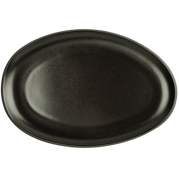 Блюдо овальное Junto Slate Grey 28 см