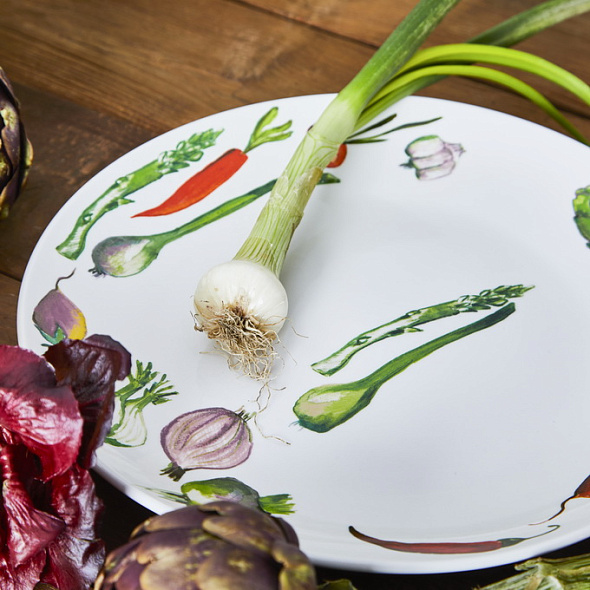 Блюдо круглое Atollo Ortolana 31 см