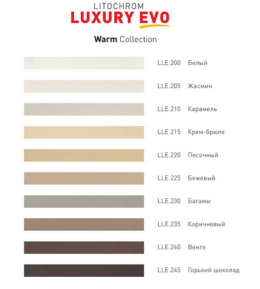 Фуга цементная Litokol Litochrom Luxury Evo, LLE.200 белая, 2 кг