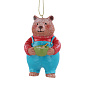 Новогодняя игрушка "Медвежонок" 9 см