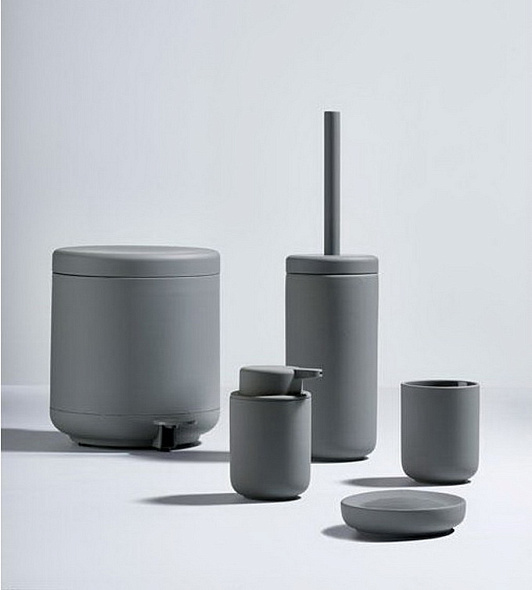 Стакан для зубных щеток Ume Grey 10,3 см