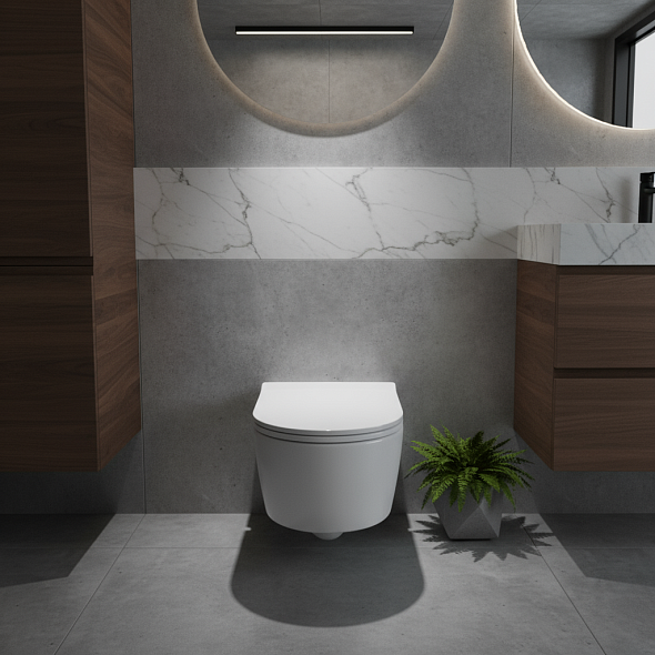Унитаз Villeroy & Boch Soul 53х37, с сиденьем, белый