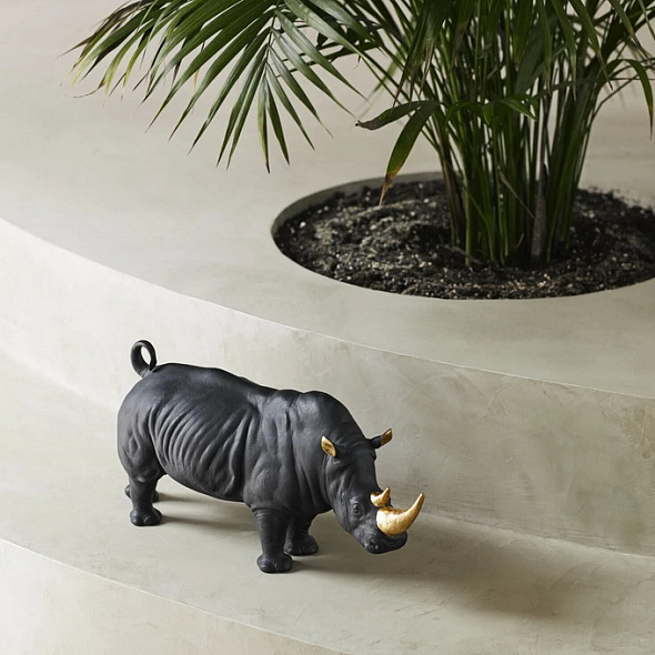 Статуэтка "Носорог" 22х45х19 см (лимит. серия 1000 изд.)