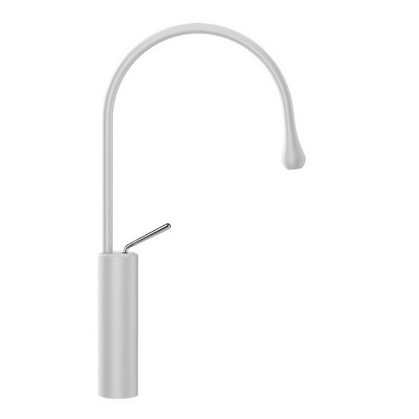 Смеситель для раковины Gessi Goccia 33609.279, белый матовый