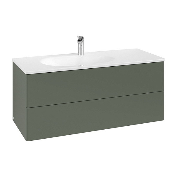 Тумба подвесная Villeroy & Boch Antao 120х50 K06000HL, Leaf Green Matt Lacquer