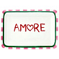 Блюдо прямоугольное Amore 23х16 см