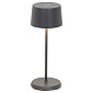 Лампа настольная Zafferano Olivia Micro 20 см, темно-серая