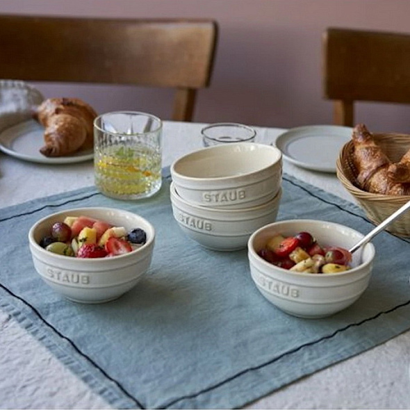 Салатник Staub Ceramic 14 см / 700 мл, цвет слоновая кость