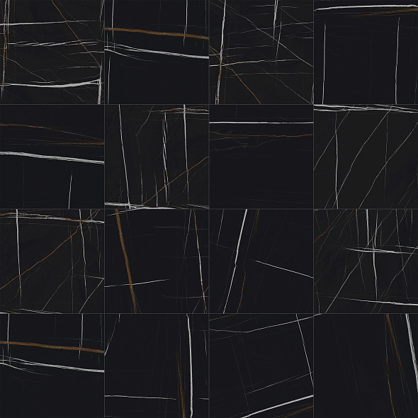 Керамогранит Italon Charme Deluxe 80х80 Lux, Sahara Noir, 9 мм