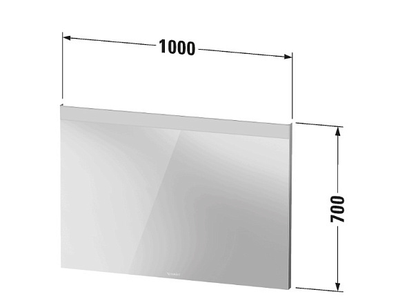 Зеркало с подсветкой Duravit Light and mirror 100х70 LM7847000000000