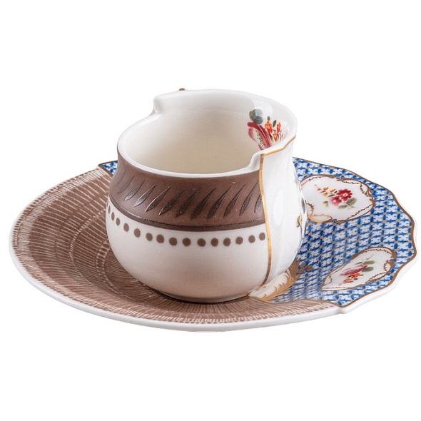 Чашка кофейная с блюдцем Djenne Hybrid