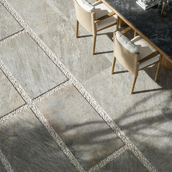 Керамогранит Italon Magma 60х120 Naturale, Silver, 20 мм