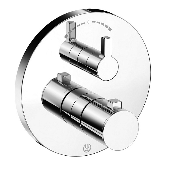 Внешняя часть Kludi Nova Fonte Puristic 208300515 смесителя термостатического, хром