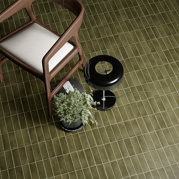 Керамогранит Equipe Coco 5х15, Verd Matt, 7,8 мм