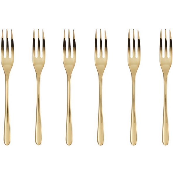 Набор вилок десертных Taste Gold, 6 шт