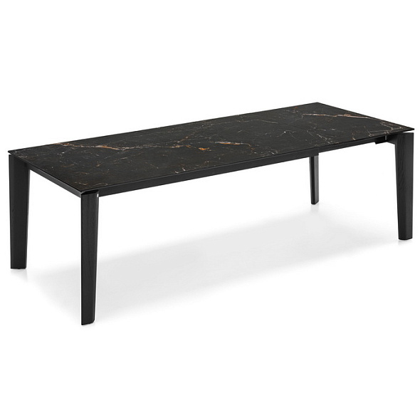 Стол Calligaris Dogma 160(220)х90, Calacatta Black