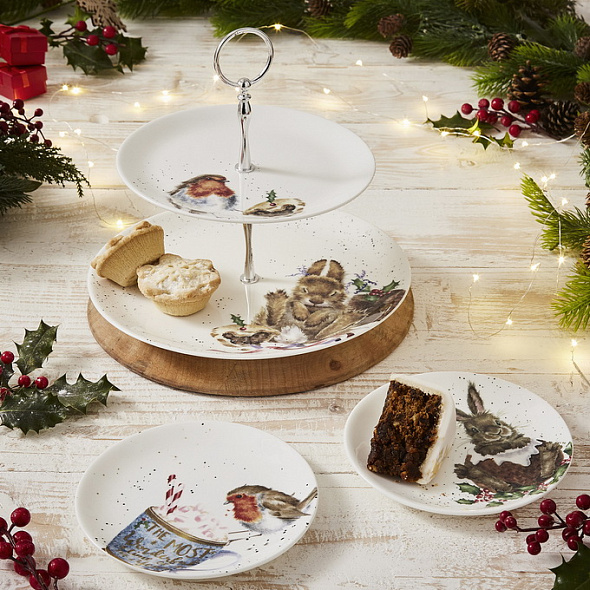 Этажерка Wrendale Designs Christmas, 2 уровня
