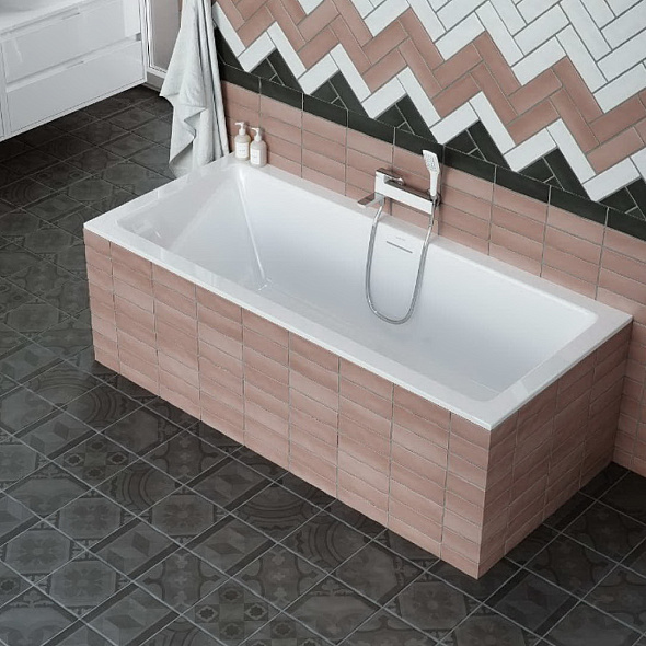 Ванна акриловая Excellent Heaven Slim 170x75, с ножками, белая