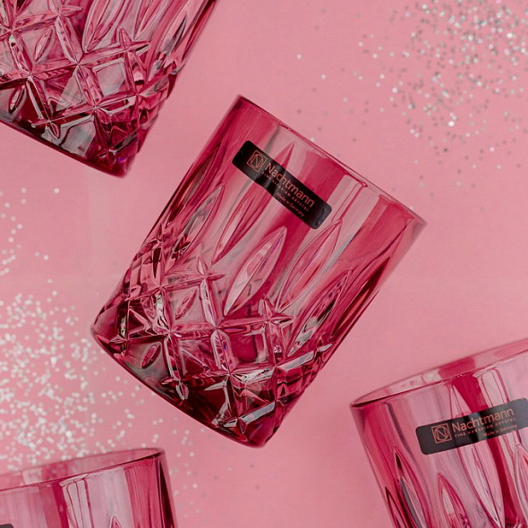 Набор бокалов для виски Noblesse 295 мл, 2 шт, цвет ягодный