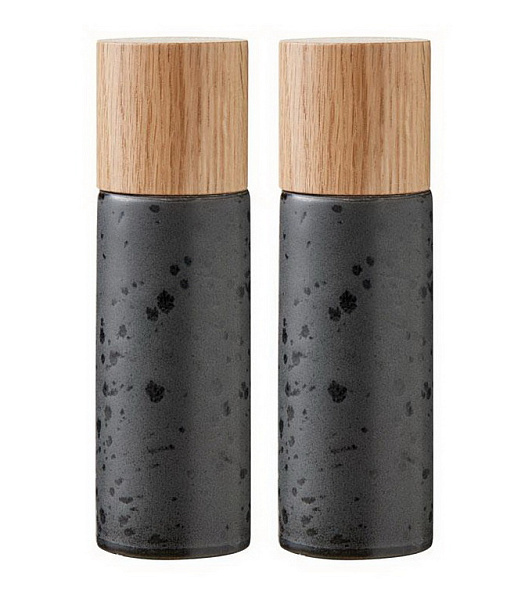 Набор мельниц для специй Bitz 17 см, черный